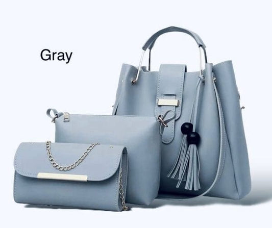 Gray Color Handbag Meezan Trader 